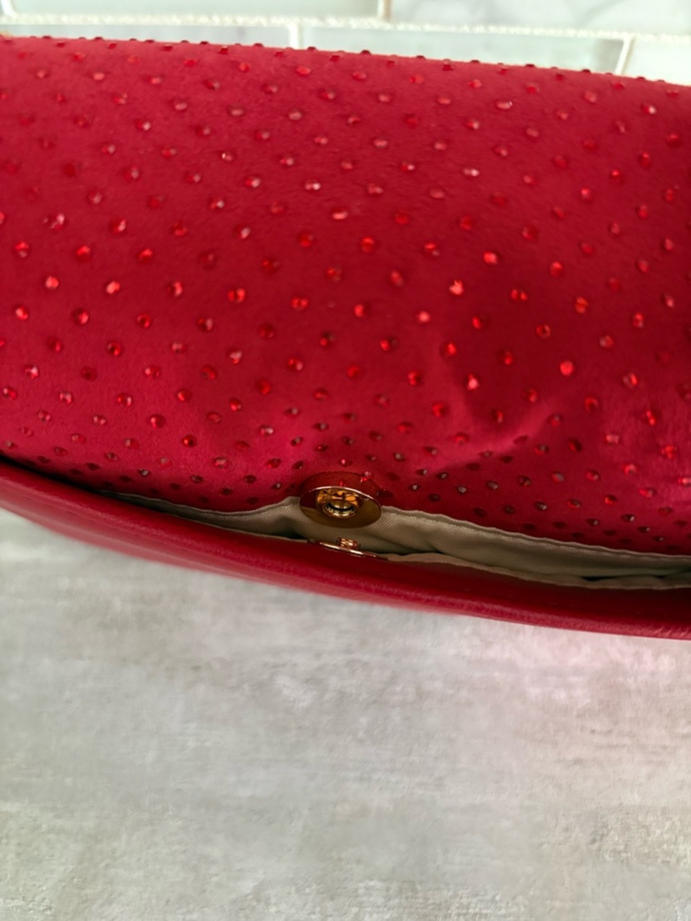 I.N.C. International Concepts Ajae Shoulder Bag Red Pepper - Picture 10 of 11
